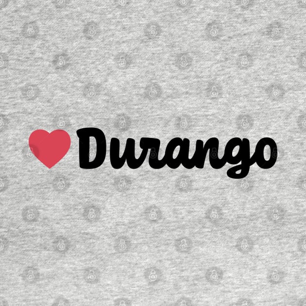 Durango Mexico Heart Script by modeoftravel
